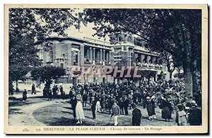 Image du vendeur pour Carte Postale Ancienne Deauville Le Champ de Courses La Plage Fleurie Le pesage Hippisme Chevaux mis en vente par CPAPHIL