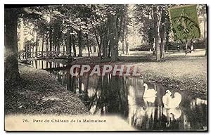 Imagen del vendedor de Carte Postale Ancienne Parc du Chteau de la Malmaison Cygnes a la venta por CPAPHIL