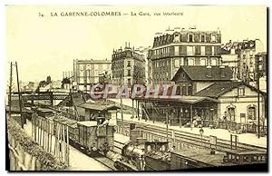 Imagen del vendedor de Reproduction Recto verso La Garenne Colombes La Gare vue intrieure Rue des voyageurs a la venta por CPAPHIL