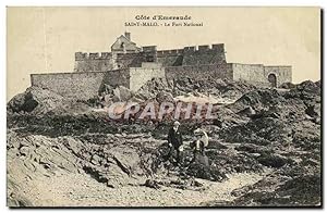 Carte Postale Ancienne Saint Malo Le Fort National