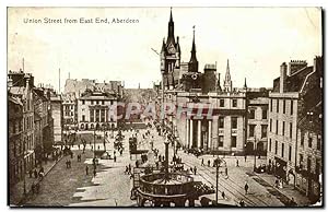 Image du vendeur pour Carte Postale Ancienne Union Street from East End Aberdeen mis en vente par CPAPHIL
