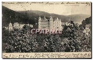 Carte Postale Ancienne Hôtel Bristol Carlsbad