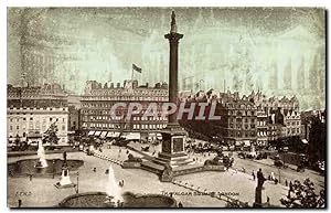 Bild des Verkufers fr Carte Postale Ancienne London Trafalgar Square zum Verkauf von CPAPHIL