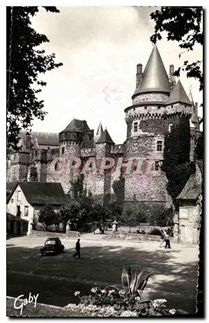 Carte Postale Moderne Vitre Le Château et la Place des Poulies