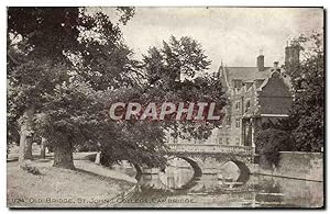 Seller image for Carte Postale Ancienne Old Brige St johns College Cambridge for sale by CPAPHIL