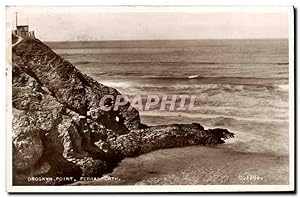 Carte Postale Ancienne Droskyn Point Perranporth