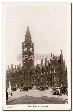 Carte Postale Ancienne Town Hall Manchester