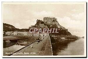 Carte Postale Ancienne Jersey Mont Orgueil Castle Gorey