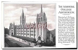 Image du vendeur pour Carte Postale Ancienne Aberdeen The Marischal College mis en vente par CPAPHIL