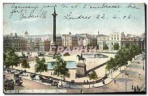 Bild des Verkufers fr Carte Postale Ancienne London Nelson's Monument Square zum Verkauf von CPAPHIL