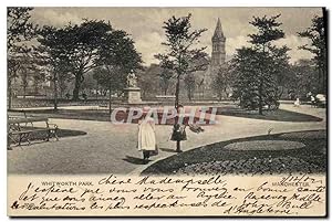 Carte Postale Ancienne Whitworth Park Manchester