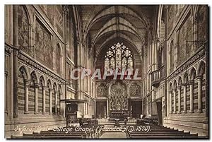 Carte Postale Ancienne Oxford Keble College Chapel