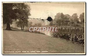 Seller image for Carte Postale Ancienne Buckingham Palace from St James Park London for sale by CPAPHIL