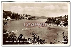 Carte Postale Ancienne Salcombe From Mill Bay Sands