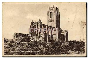 Carte Postale Ancienne Liverpool Cathedral From S E