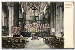 Carte Postale Ancienne Salisbury Cathedral Looking E
