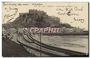 Carte Postale Ancienne Jersey Mont Orgueuil Castle