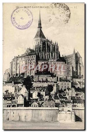 Carte Postale Ancienne Mont Saint Michel