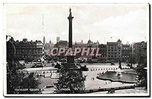 Bild des Verkufers fr Carte Postale Ancienne London Trafalgar Square Whitehall zum Verkauf von CPAPHIL