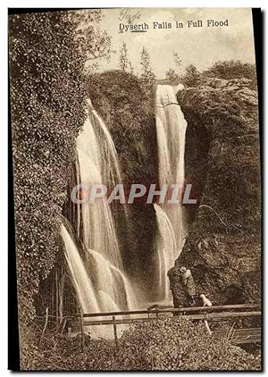 Carte Postale Ancienne Dyserth Falls in Full Flood