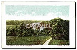 Bild des Verkufers fr Carte Postale Ancienne View of Thames From Richmond Hill zum Verkauf von CPAPHIL
