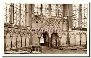 Carte Postale Ancienne Chapter House Salisbury Cathedral