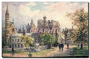 Carte Postale Ancienne Oxford Balliol College