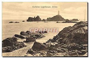Carte Postale Ancienne Jersey Corbiere Lighthouse Phare