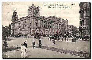 Bild des Verkufers fr Carte Postale Ancienne London Government Buildings Westminster zum Verkauf von CPAPHIL