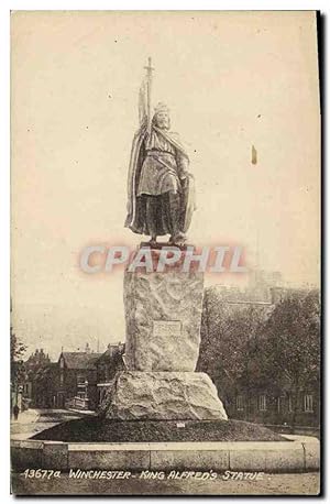 Carte Postale Ancienne Winchester King Alfred's Statue