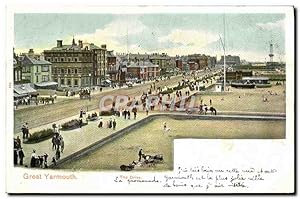 Carte Postale Ancienne Great Yarmouth The Drive