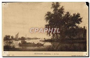 Carte Postale Ancienne Ruysdael Le Lac Musee de Bruxelles