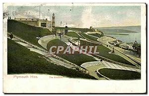 Carte Postale Ancienne Plymouth Hoe The Shelters