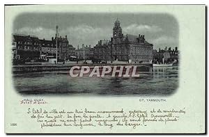 Carte Postale Ancienne Great Yarmouth Hall Quay
