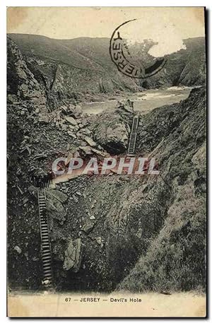 Seller image for Carte Postale Ancienne Jersey Devil's Hole for sale by CPAPHIL