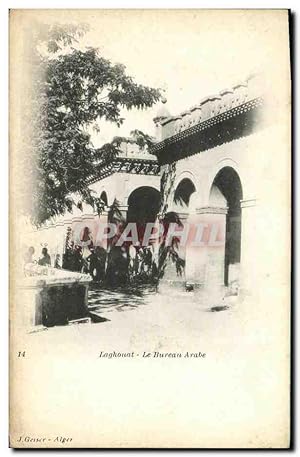 Carte Postale Ancienne Algerie Laghouat Le bureau arabe