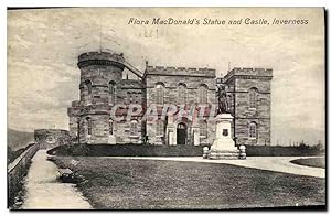 Carte Postale Ancienne Flora MacDonald's Statue and Castle Inverness
