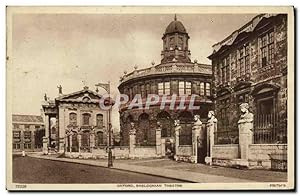 Carte Postale Ancienne Oxford Sheldonian Théâtre