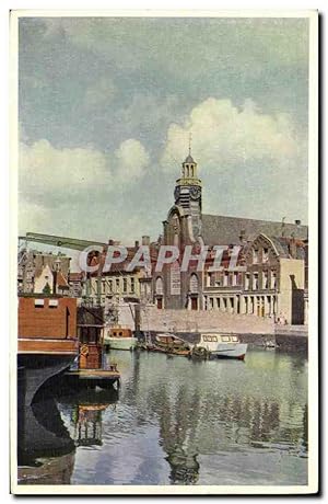 Carte Postale Ancienne Rotterdam vue de Delfshaven