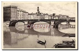 Carte Postale Ancienne Firenze Ponte a S Trinita