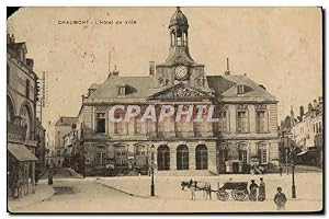 Carte Postale Ancienne Chaumont L'Hôtel de Ville