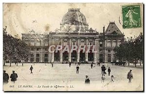 Carte Postale Ancienne Le Havre La Façade de la Bourse