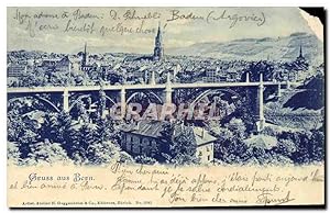 Carte Postale Ancienne Gruss aus Bern