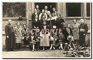 CARTE PHOTO Nancy 1926 Femmes et pretres