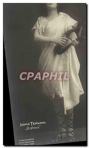 Bild des Verkufers fr Carte Postale Ancienne Fantaisie Irma Tervani Orpheus zum Verkauf von CPAPHIL