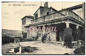 Carte Postale Ancienne Toledo Casa del Greco