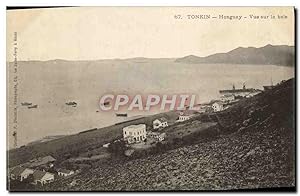 Carte Postale Ancienne Tonkin Honguay vue sur la baie