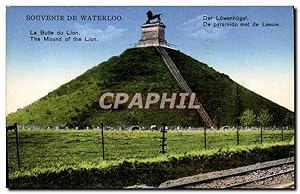 Carte Postale Ancienne Souvenir de Waterloo