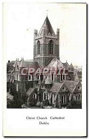 Carte Postale Ancienne Christ Church Cathedral Dublin