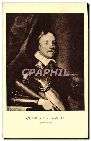 Bild des Verkufers fr Carte Postale Ancienne Olivier Cromwell 1599 1658 zum Verkauf von CPAPHIL